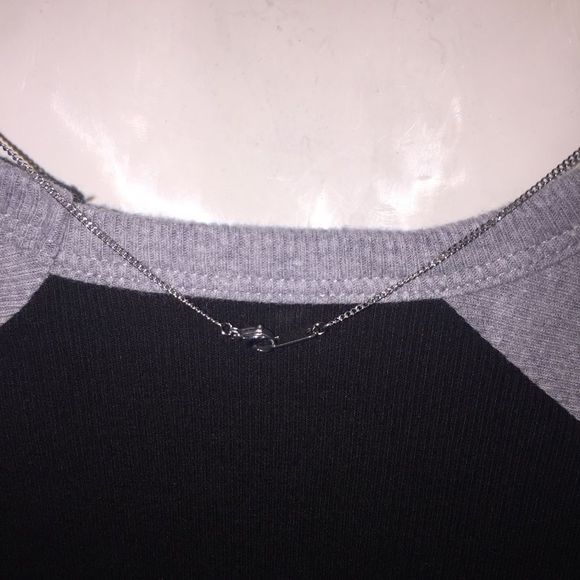 Surgical Steel  Open Circle Necklace - Picture 4 of 6